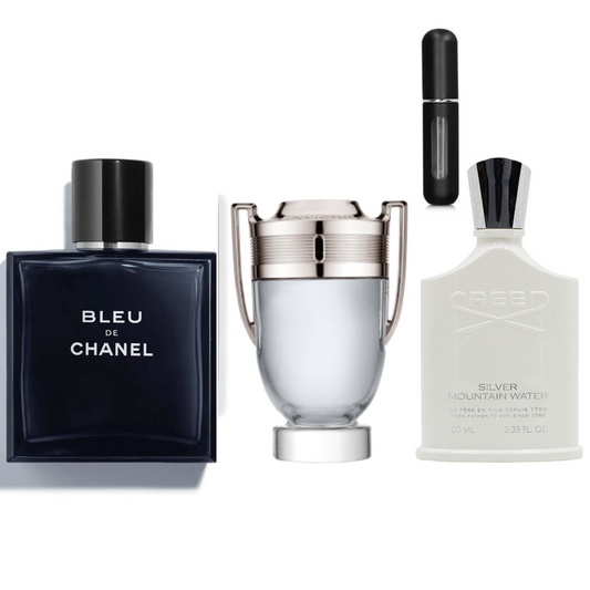 BleuChanel+invictus+creedsilver+perfumer